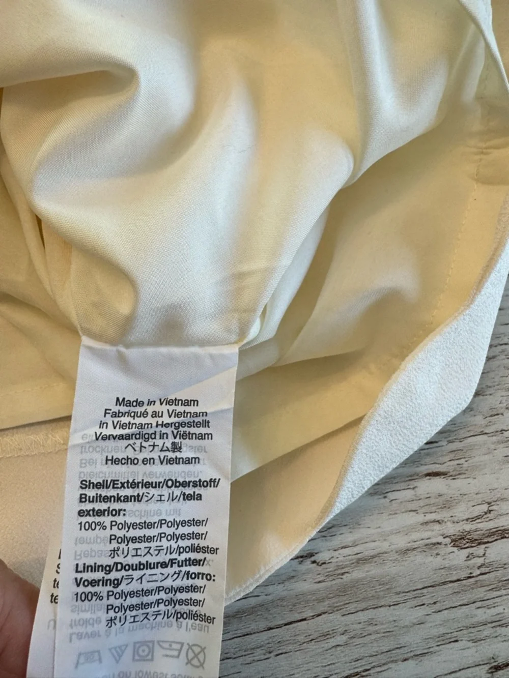 NWT J. Crew Ivory Cream Scalloped-Hem Spaghetti Strap Camisole 6